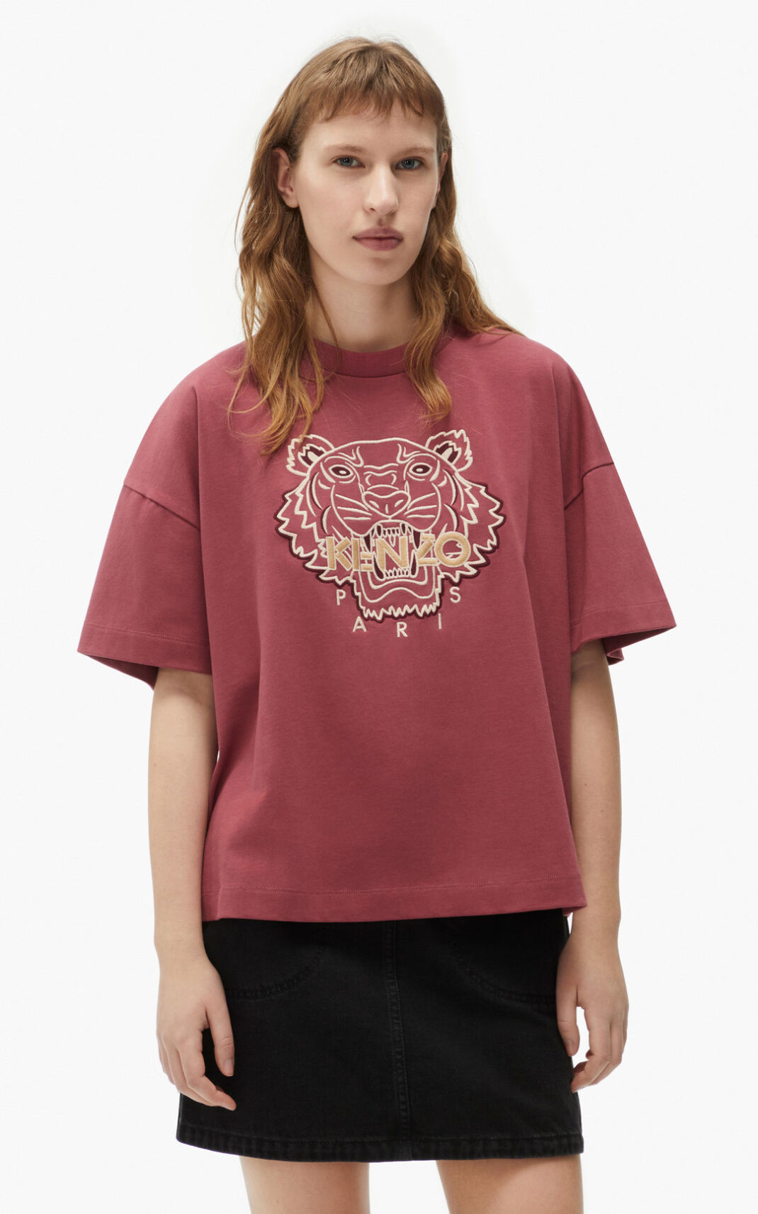 Camisetas Kenzo Tiger boxy Mujer Negras - SKU.7940864